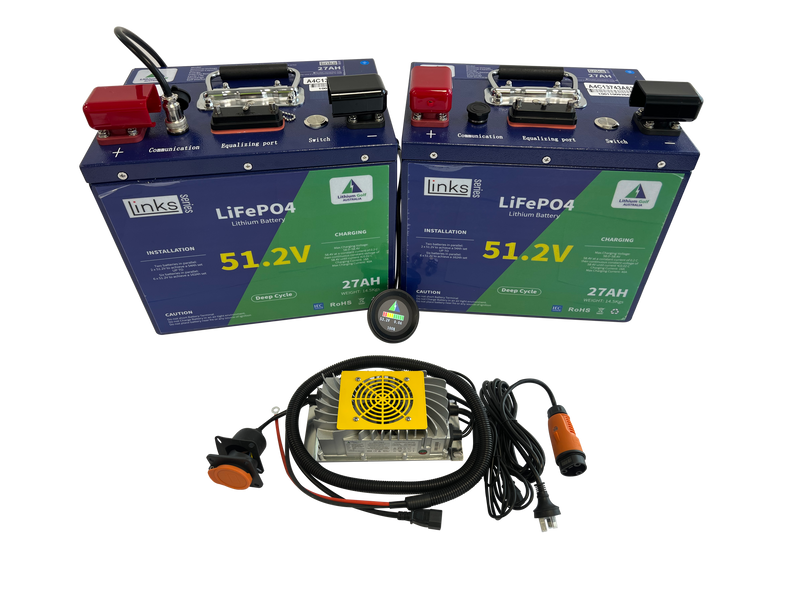 Links Series Parallel batteries ski