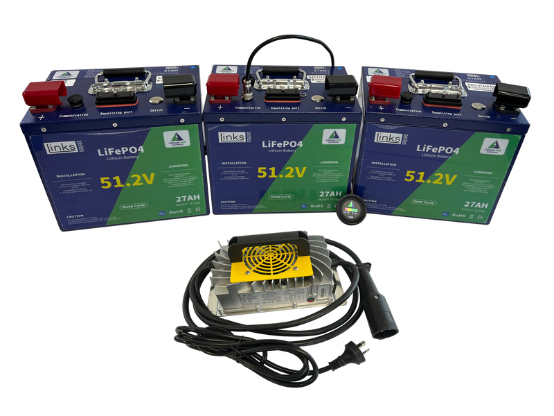 Links Series Parallel batteries ski